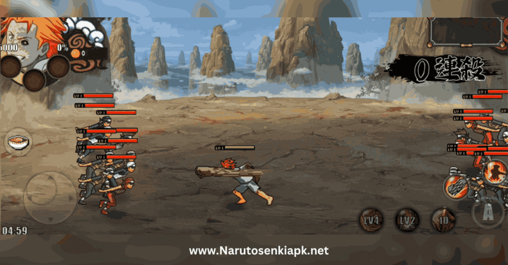 Naruto senki gameplay review on phone