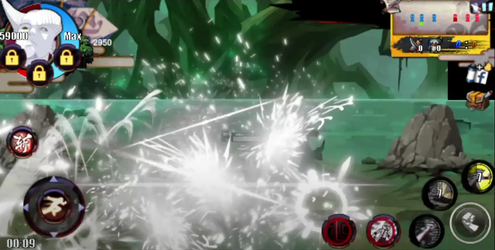 Naruto Senki gameplay