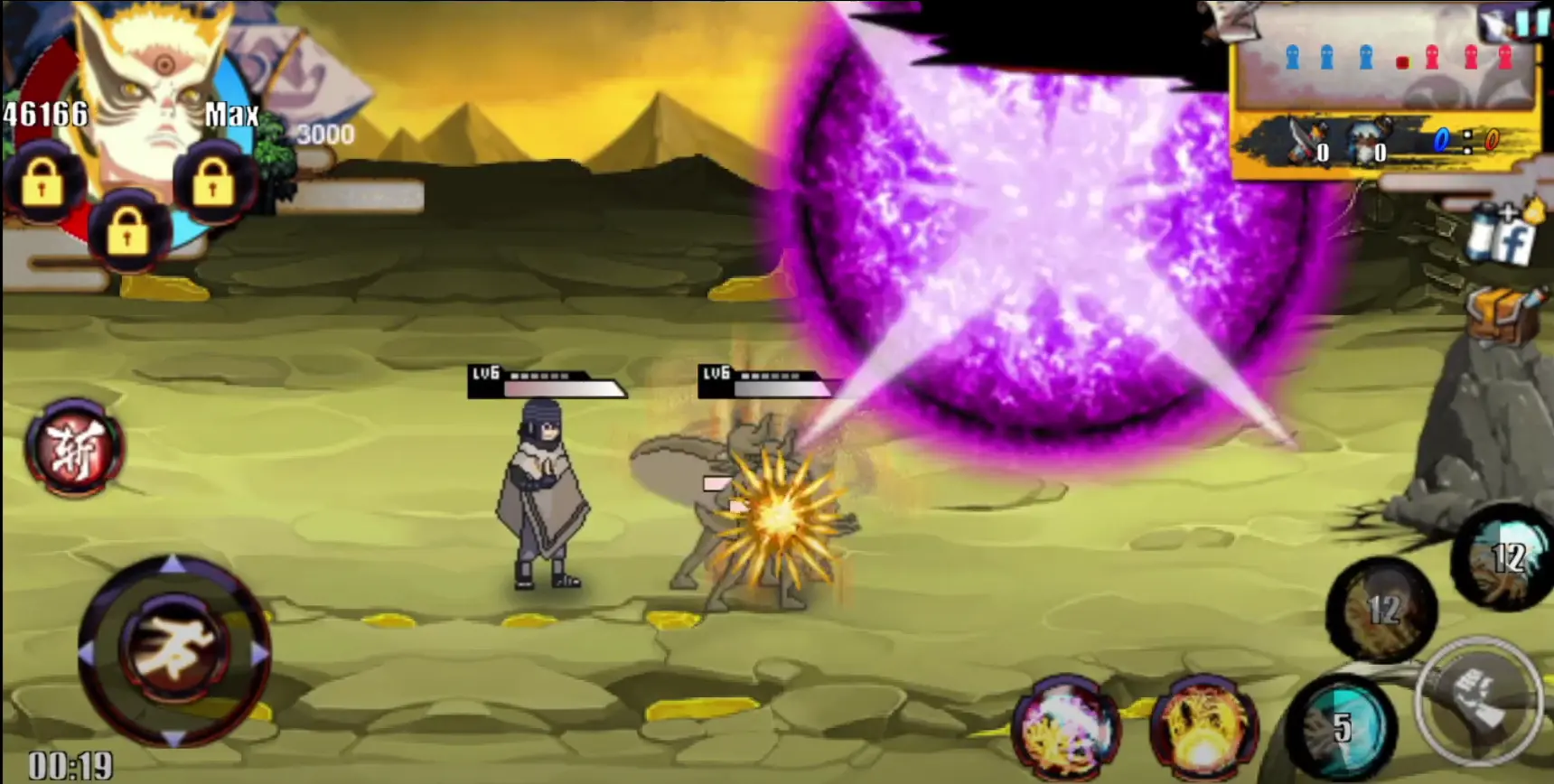 Naruto Senki gameplay