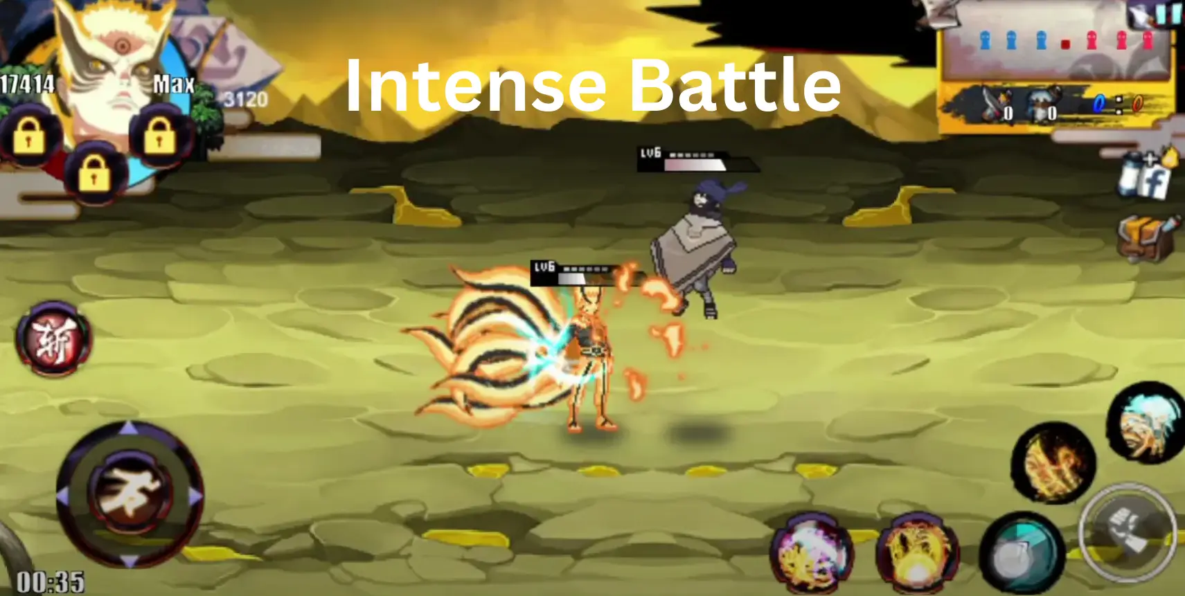 battle naruto sanki
