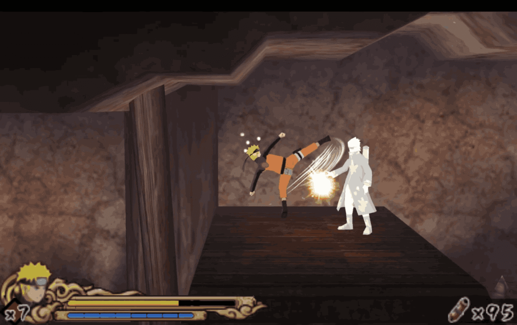 Action gameplay from Naruto Shippuden 3D The New Era