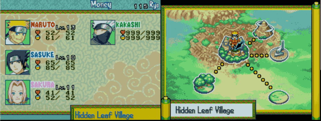 Naruto Path of the Ninja PC gameplay screenshot