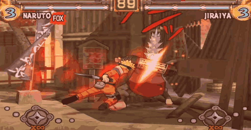 Character unlock screen in Naruto PS2 game
