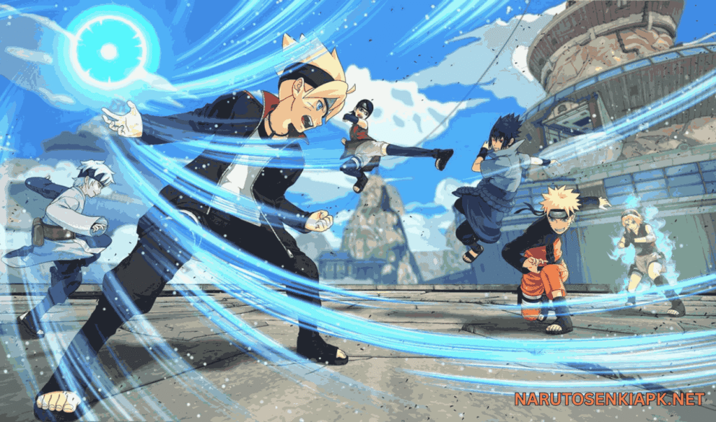 Offline co-op gameplay in Naruto to Boruto Shinobi Striker PC version