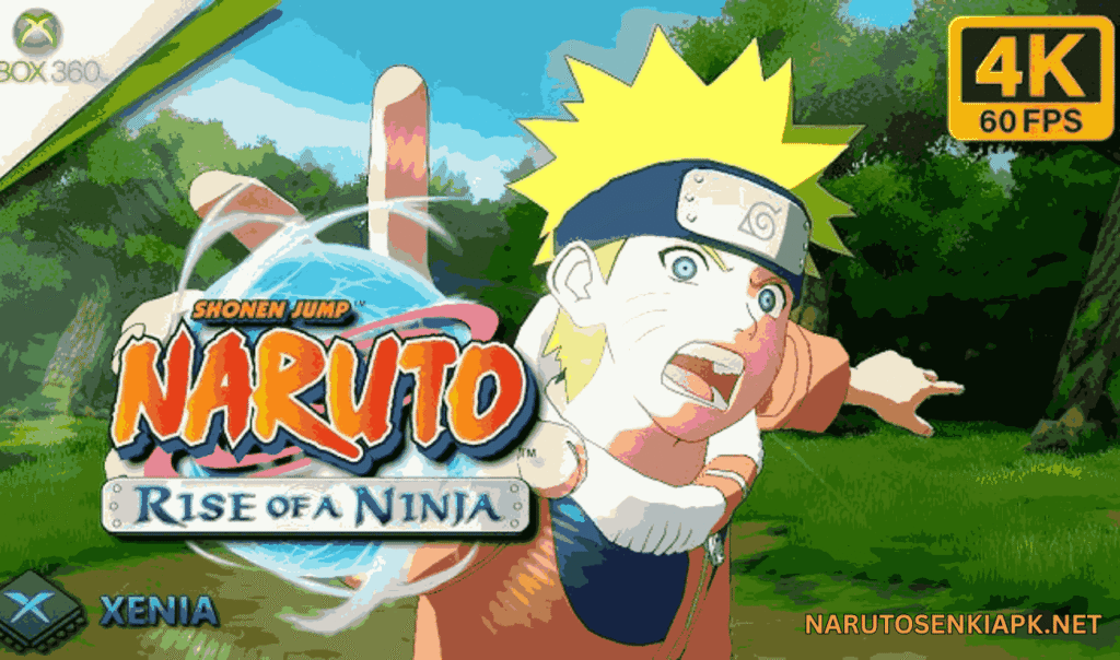 Xenia emulator running Naruto Rise of a Ninja on PC